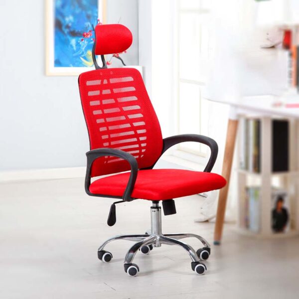 office chair with pillow