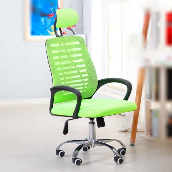 office chair with pillow