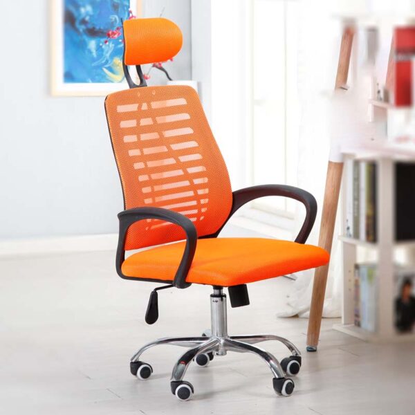 office chair with pillow